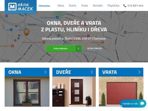prodej kvalitních oken, dveří a garážových vrat na pobočce chomutov. ? neváhejte a navštivte nás pro informace a cenovou nabídku! 