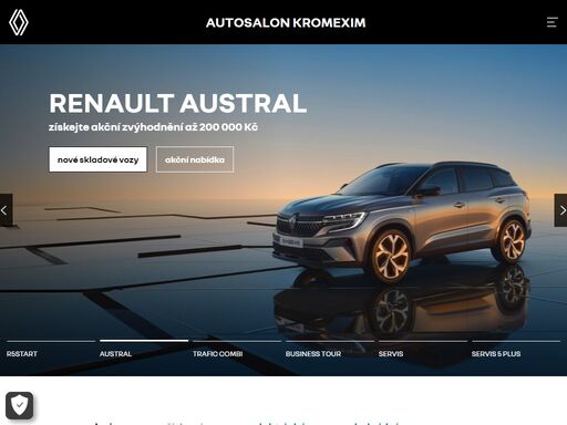 autorizovaný prodej a servis vozů renault a dacia.  zlínský kraj - zlín, kroměříž. akční nabídky nových a předváděcích vozů.