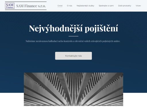 nabízíme nezávaznou kalkulaci nebo kontrolu a zlevnění vašich stávajících pojistných smluv.