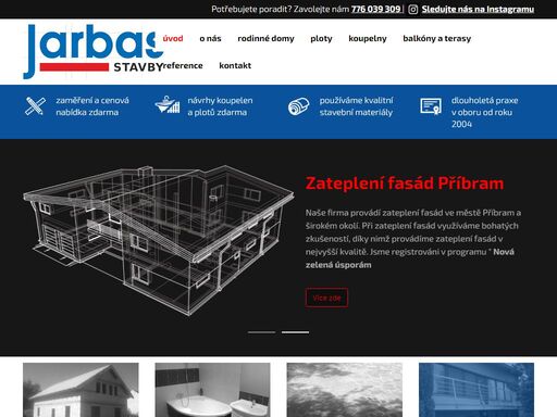 stavební práce v příbrami – rodinné domy, realizace a rekonstrukce koupelen, pokládka zámkové dlažby, zateplení fasád či výroba plotů, balkonů a teras