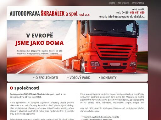 autodoprava liberec, nákladní autodoprava, dodávková autodoprava, vnitrostátní autodoprava 