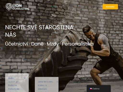 komplexní služby v oblasti daní, účetnictví, mezd a personalistiky drobným podnikatelům, malým i středním firmám, obcím, příspěvkovým organizacím a spolkům.