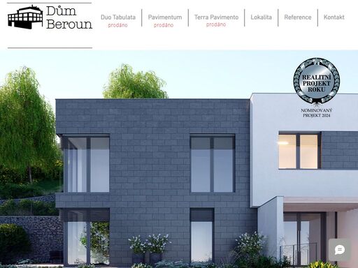 berdum - development komorního rezidenčního projektu, zahrnující tři atypické řadové domy v lokalitě beroun, výjimečné spojení dostupnosti města a zeleně.