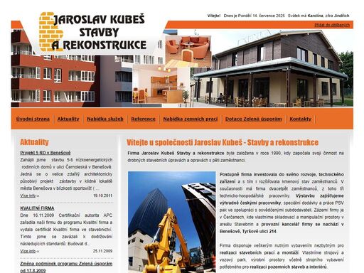 naše firma je zaměřena na provádění staveb, rekonstrukce objektů, půdní vestavby a nástavby, zateplení budov aj. kompletní stavební činnost, stavby na klíč, obnova a rekonstrukce budov, střešní nástavby a půdní vestavby, rekonstrukce bytových jader, zateplení budov a pokládku zámkové dlažby. dotace zelená úsporám.