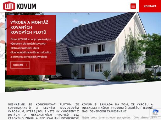 kovum dodává kované ploty, okrasné ploty a oplocení, ozdobné ploty, mříže, dále brány, okrasné umělecké kování, ploty a mříže. kované ploty jsou z kvalitního materiálu.