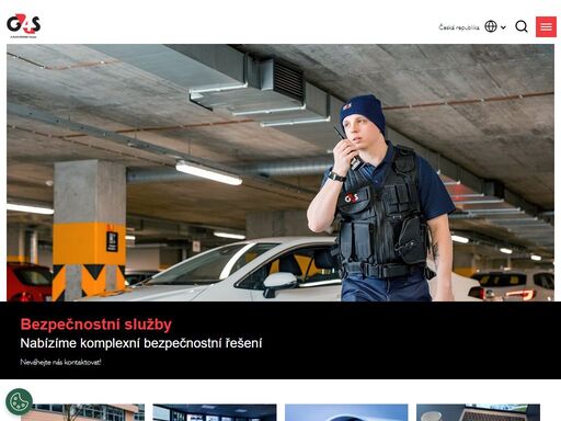 jsme bezpečnostní agentura g4s, která poskytuje služby v oblasti ochrany majetku a osob a cenin a provozuje bezpečnostní systémy.