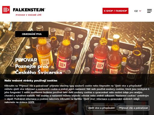 v pivovaru falkenštejn vaříme pivo stejnojmenného názvu, kterým chceme oslovit místní i návštěvníky v povodí skalní říčky křinice mezi krásnou lípou a bad schandau - centry národních parků českého a saského švýcarska. název piva je spojen se symboly jedinečné skalní pískovcové krajiny - sklalním…