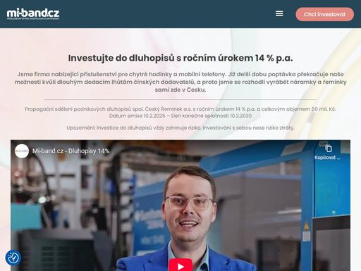 investujte do dluhopisů s ročním úrokem 14 % p.a.