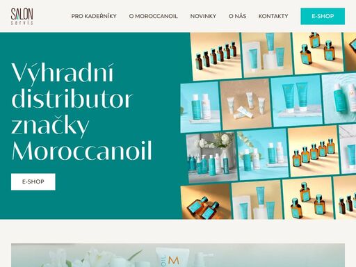 jsme výhradní distributor značky moroccanoil.