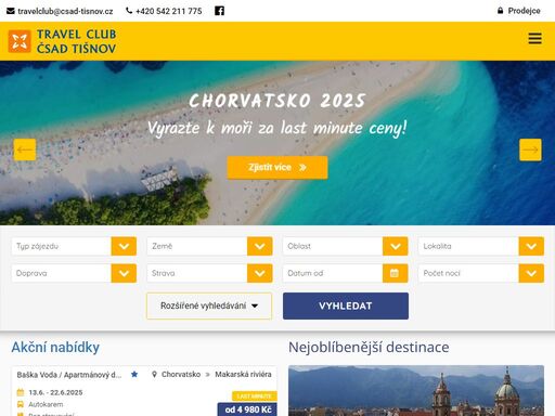 vybírejte online adventní, pobytové, poznávací nebo jednodenní zájezdy. nabízíme také zájezdy na mírů. kvalitní vozový park. mnoho odjezdových míst. záruka silné společnosti.
