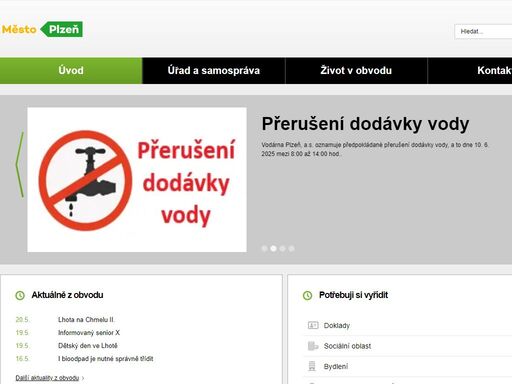 portál městského obvodu plzeň 10 - lhota