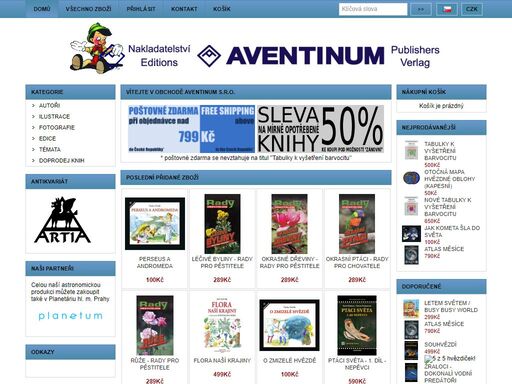 aventinum - nakladatelství, prodej knih