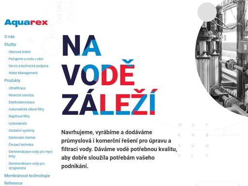 upravujeme vodu. chytře, šetrně, odpovědně...