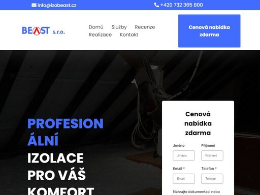 beast s.r.o. – profesionální foukané izolace a lité podlahy v mohelnici, olomouci a okolí. rychlé a precizní zateplení pro váš komfort.