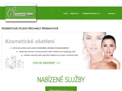brazilská depilace, kosmetické ošetření, permanentní make up a další služby nabízené michaelou moravcovou ve zlíně. 
