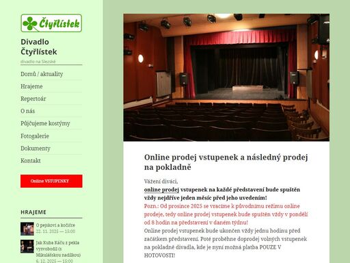 divadlo čtyřlístek