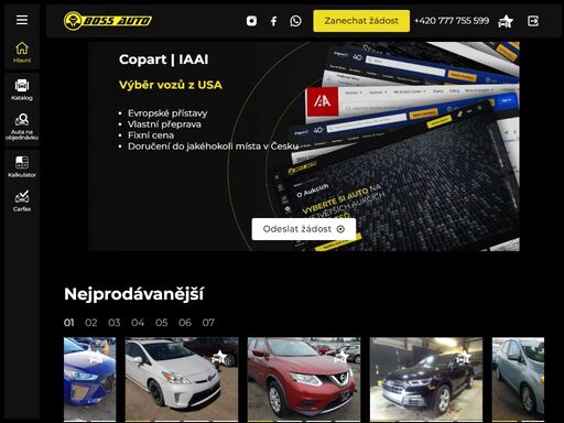 boss auto česko ? se zabývá dovozem ? automobilů z usa, kanady, koreje a evropy. ? kvalitní auta z ameriky a dalších zemí v česku v společnosti boss auto.