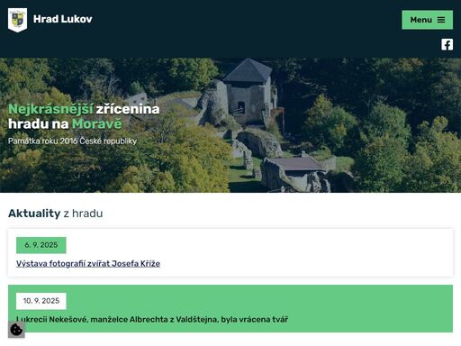 lukov je jeden z nejstarších a nejvýznamnějších hradů na moravě. přijďte k nám na hrad poznat kouzlo historie i krásu okolní přírody hostýnských hor.