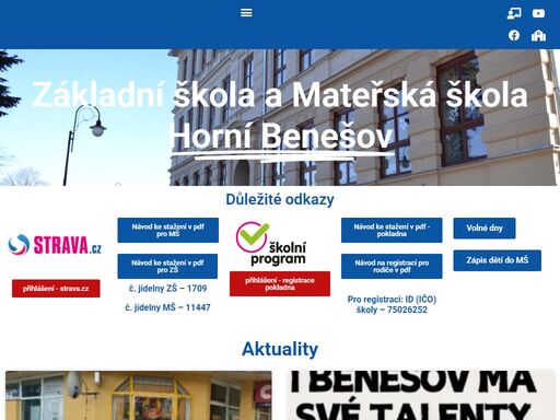 základní škola a mateřská škola horní benešov