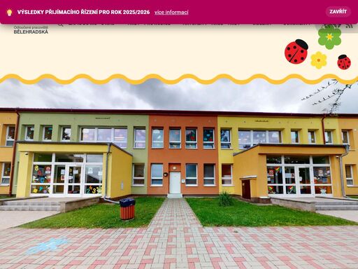 oficiální webové stránky mš bělehradská v mostě. najdete tu aktuální informace a sdělení pro rodiče.