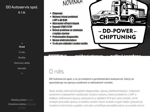 dd autoservis spol. s r.o. je moderní a profesionální autoservis, který se specializuje na opravy osobních a nákladních vozidel.