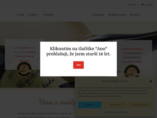 historie rodinného vinařství pavla bindera sahá do roku 1999. tento rok je mezníkem, v němž se od tradičního vinařství provozovaného v rodině po desítky let přešlo k profesionálnímu způsobu pěstování hroznů a výroby vína.