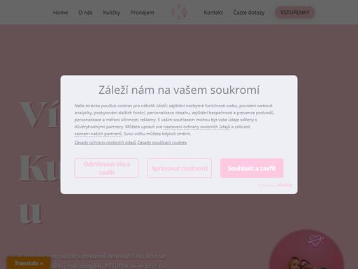 kouzelné místo s nekonečno kuličkami, kde se zabaví jak děti, tak dospělí. přijďte se vrátit do dětských let. o zábavu i jídlo se postaráme my!