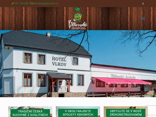 hotel vlkov jižní čechy. hotel vlkov se nachází v malebné vesnici na jihu čech nedaleko třeboně.