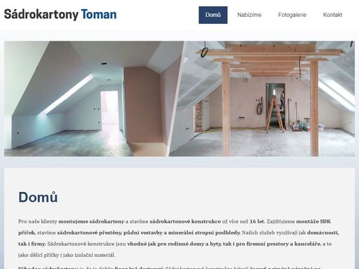 sádrokartony libor toman - pardubice