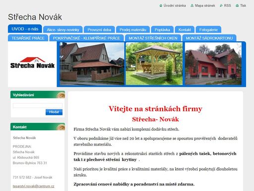 tesařské práce a montáž sádrokartonu