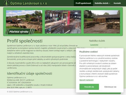 profil společnosti optima lanškroun s.r.o.