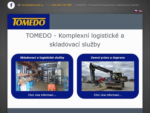poskytované služby naší společnosti tomedo spol. s r. o. brno jsou autodoprava, sklady, pronájem skladů, skladovací prostory, temperované sklady v brně.