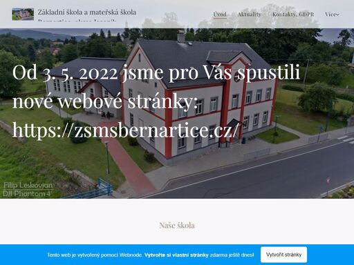 základní škola a mateřská škola bernartice u javorníka