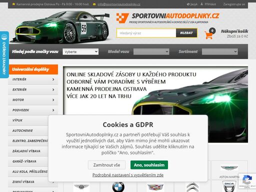 prodej sportovních autodoplňků, autodílů v centru ostravy ? tuning ? kamnenná prodejna s velkým výběrem tuningového zboží ? online prodej ?