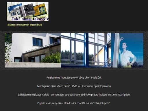 dodávka a montáž plastových oken, servis oken, opravy oken a dveří, 