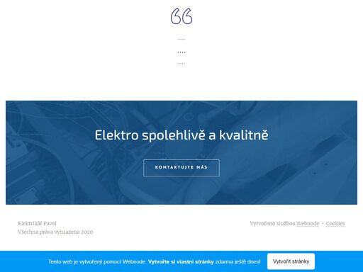 elektrikář pavel