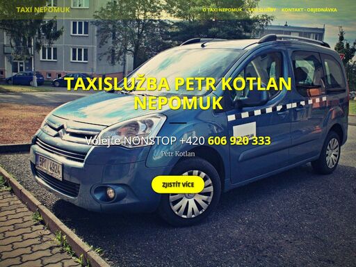 nonstop taxislužba petr kotlan nepomuk 606 920 333