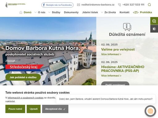 poskytujeme tři druhy pobytových a jednu ambulantní službu. podrobnosti získáte v nabídce jednotlivých sociálních služeb.
