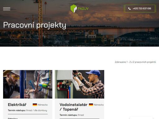 nabízíme spolupráci na dlouhodobých projektech v německu. specializujeme se na stavební a elektroinstalační práce.