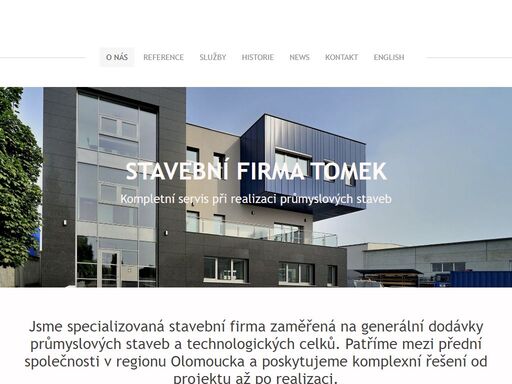 rodinná firma specializovaná na průmyslové stavby. kompletní servis od projektu až po dokončení. desítky spokojených zákazníků za více než čtvrt století činnosti.
