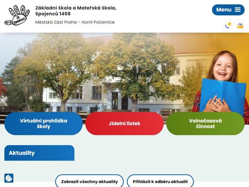 škola je určena pro děti od 1.-5. třídy. v každém ročníku máme jednu třídu. je zvykem, že v první třídě učí ředitelka školy. ve druhé pak žáky převezme učitelka, která je s nimi až do 5. třídy. ve školním roce 2020/2021 školu navštěvuje 125 žáků.