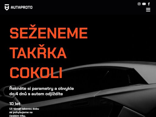 nečekejte na auto měsíce! zkuste, za jak dlouho vás zvládneme posadit do nového auta my. zaručujeme nehavarovaná a nepřelakovaná vozidla.