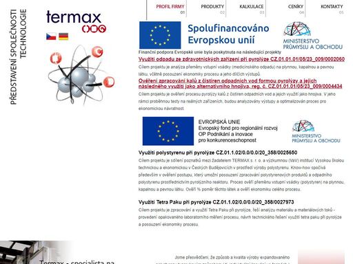 termax s.r.o vyrábí s dlouholetou tradicí polystyren, izolační desky, tvarovky. polystyrenovou drť rondo pro polystyrenbeton, polystyrenové izolační desky pro zateplovací systém clip a polystyrenové desky top pro podlahové topení.