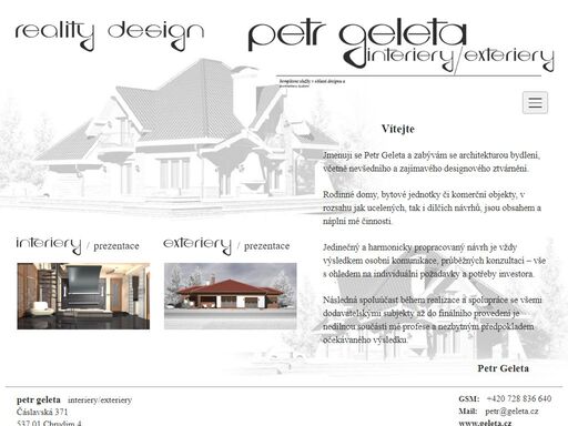 zabývám se architekturou bydlení, včetně nevšedního a zajímavého designového ztvárnění. navrhuji rodinné domy, bytové jednotky i komerční objekty.