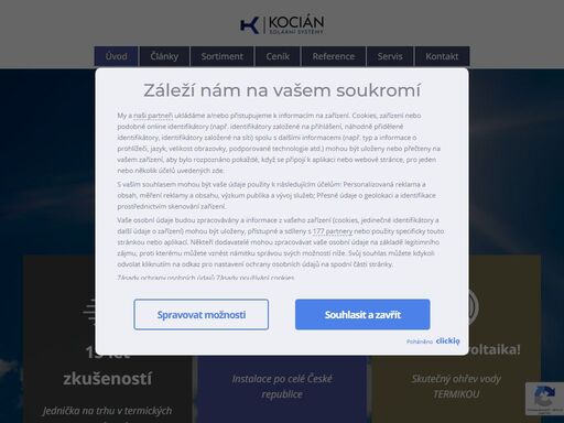 termický solární ohřev vody na klíč, pouze evropské produkty. 15+ let zkušeností, montáže po celé čr, dotace 45.000 kč. bez záloh, montáž do 14 dní! 