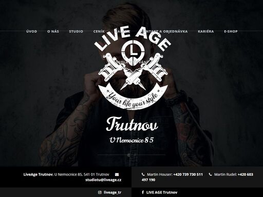 nabízíme velmi kvalitní tetování v trutnově. naši zkušení tatéři si poradí s jakýmkoliv vzorem. přijďte se přesvědčit. liveage tattoo trutnov