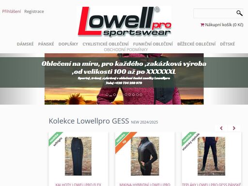 <lowellpro jsme český výrobce módní značky, která vás podpoří ve sportovním výkonu a provází ve chvílích aktivního odpočinku ...>