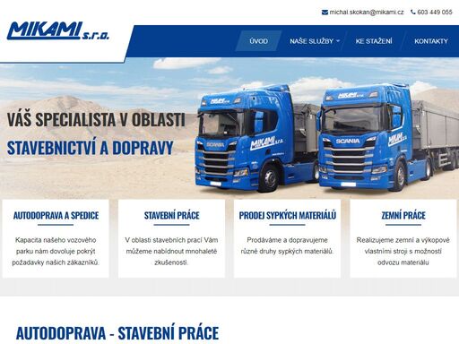 zaměřujeme se na poskytování dopravních a stavebních služeb v regionu jihomoravského kraje