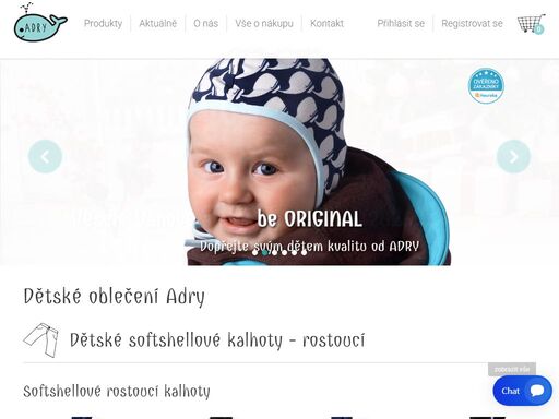 dopřejte svému dítěti kvalitní oblečení. podívejte se na dětské oblečení adry.