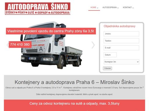 kontejnery praha